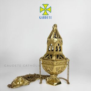 BÌNH HƯƠNG GOTHIC LỤC GIÁC CAO 27CM