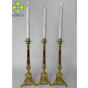 Alternative view of Chân Nến Dầu Đặt Bàn Thờ Hoặc Cung Thánh Hoặc Sử Dụng Trong Các Cuộc Rước