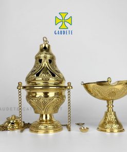 Bộ bình xông hương phụng vụ phong cách Tây Ban Nha