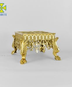 Alternative view of Monstrance throne brass 18*25*25 cm