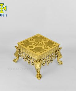 Monstrance throne brass 18*25*25 cm - Image 5