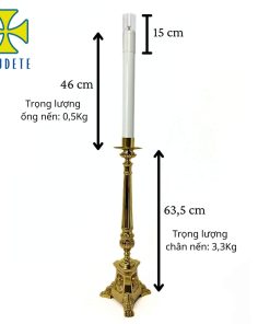 Chân Nến Dầu Đặt Bàn Thờ Hoặc Cung Thánh Hoặc Sử Dụng Trong Các Cuộc Rước - Image 8